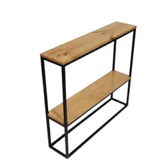 MUEBLES NEW - MESA DE ARRIMO DOBLE CUBIERTA 100x23x90.