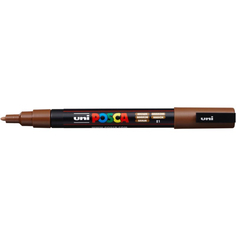 MITSUBISHI - Marcador Acrilico Posca PC-3M Cafe