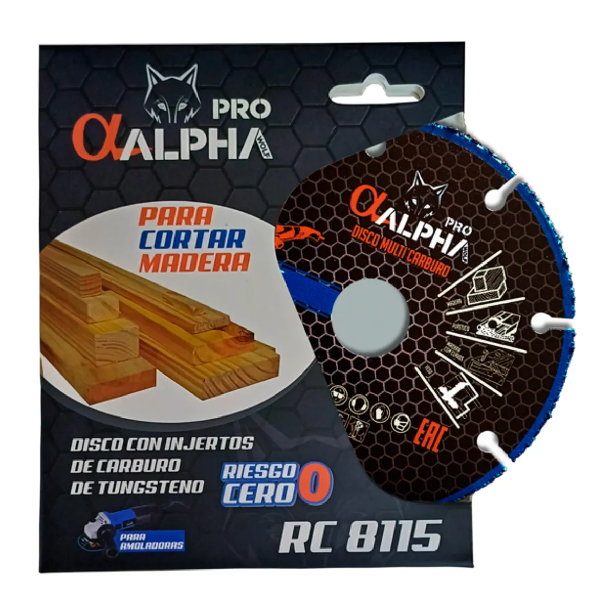 ALPHA PRO - Disco de Corte Madera 4 1/2 X 1.2 ALPHA PRO