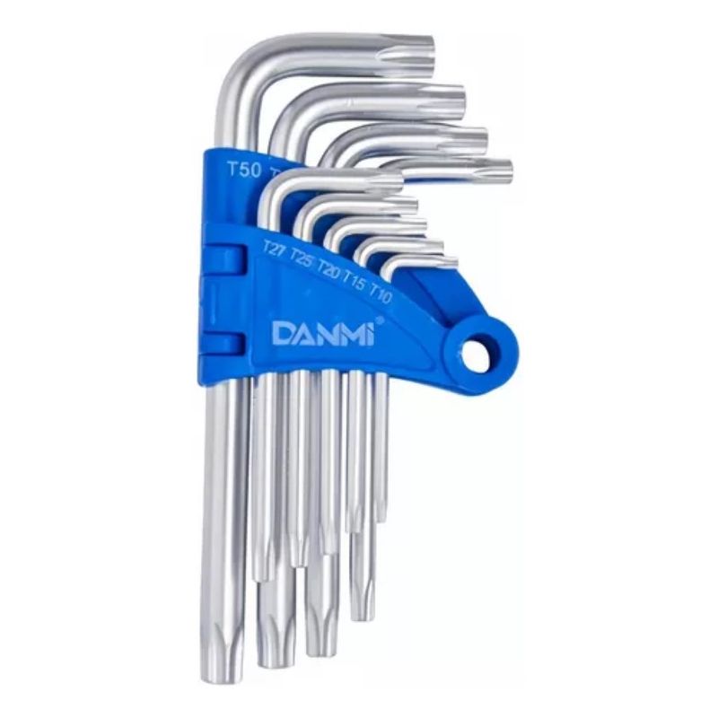 GENERICO - Juego Llaves Torx 9 Piezas  M