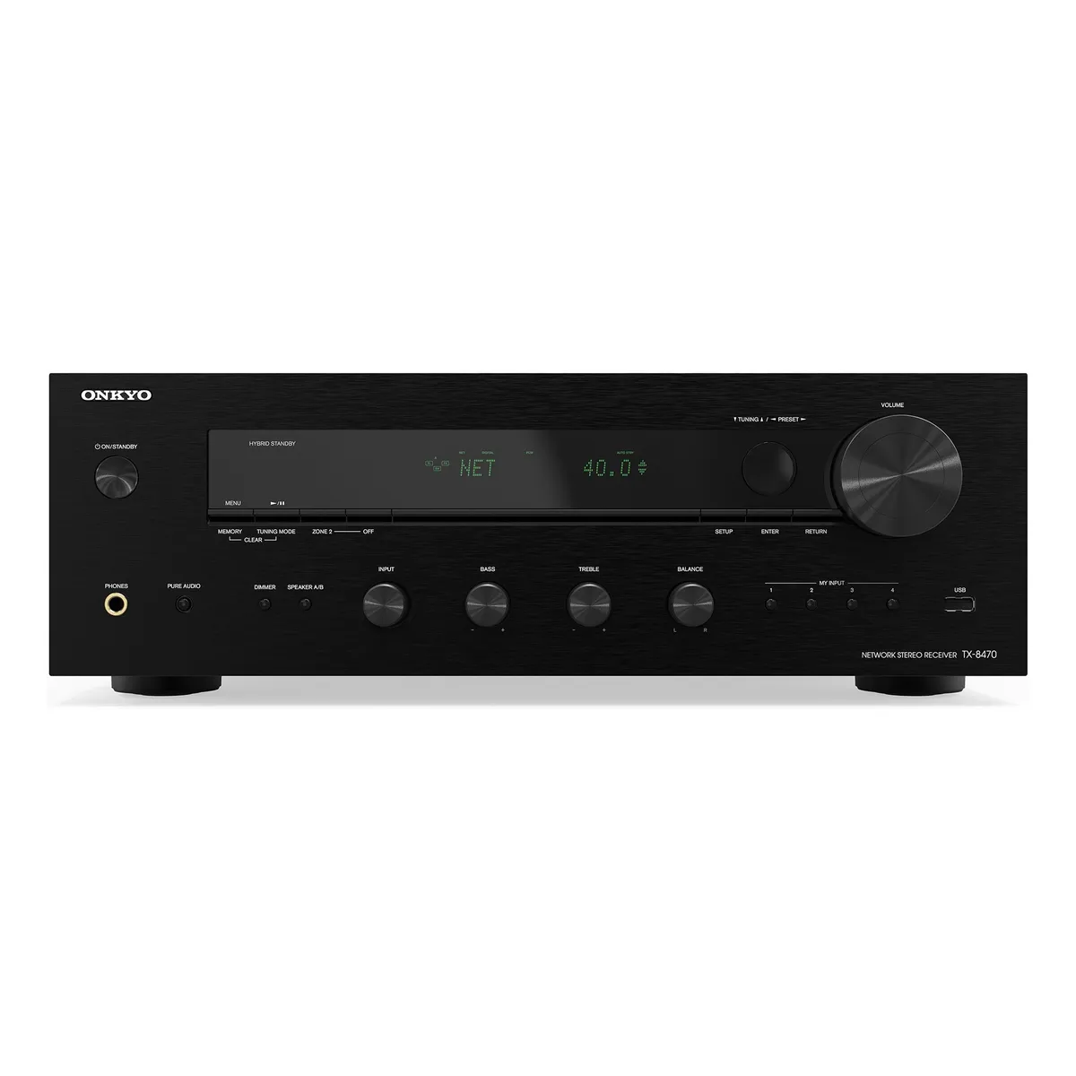 ONKYO - Receiver Stereo ONKYO TX-8470 WiFi Bluetooth