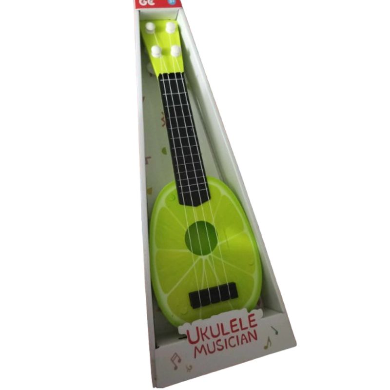 GENERICO - Mini guitarra para bebe de plastico. Tamaño 36,5 x 12cm