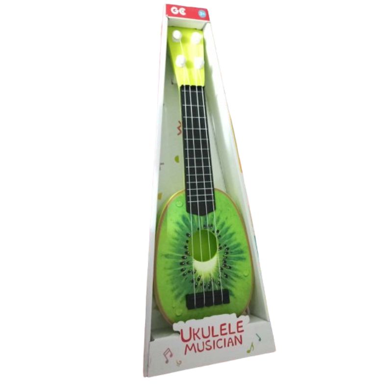 GENERICO - Mini guitarra para bebe de plastico. Tamaño 36,5 x 12cm