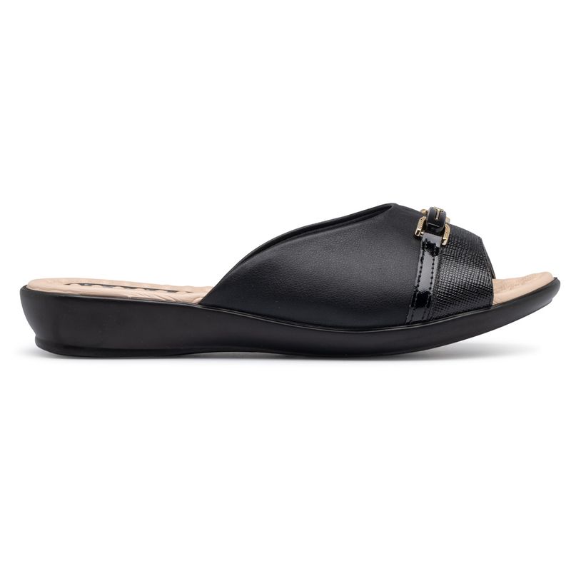 PICCADILLY - Sandalia Mujer Negro/Dorado Camila 197 Píccadilly