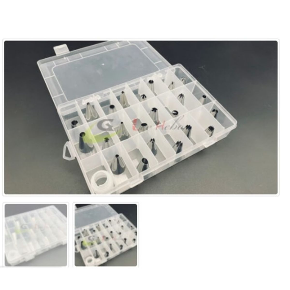 GENERICO - Decoracion De Pastel Boquillas 24Pcs Con Estuche Plastico