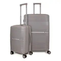 F LA MALETA DE CHILE - Pack 2 Maletas S+L gris CHIC