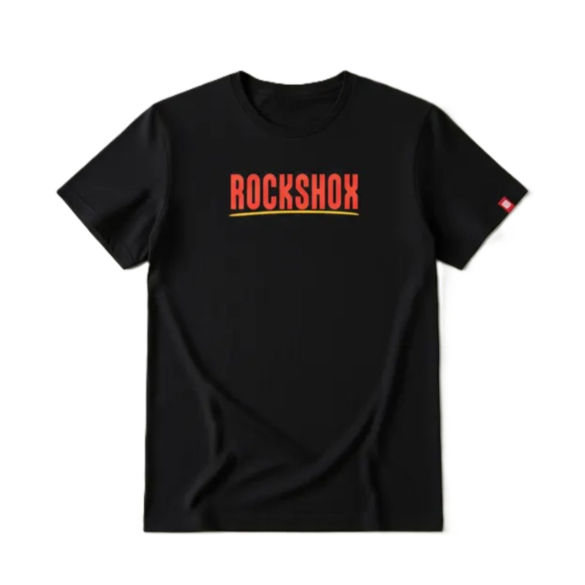 ROCKSHOX - Polera RockShox Manga Corta Paint Brush Logo Negro