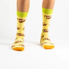 CARTOON NETWORK - Calcetin Bipack Hombre Personajes Fondo y Letras Vaca y el Pollito