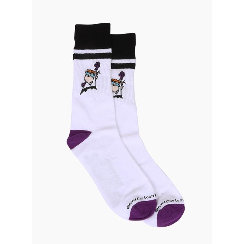 CARTOON NETWORK - Calcetin Unitario Hombre Guante Blanco Laboratorio de Dexter
