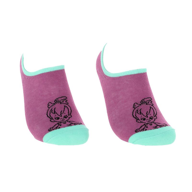 HANNA BARBERA - Calcetin Bipack Mujer Verde Los Picapiedras