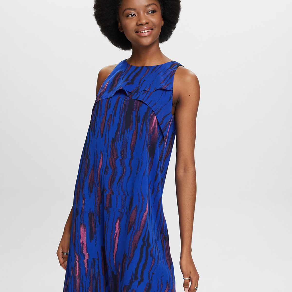 ESPRIT - Vestido de Tejido de Gasa Mujer Esprit ESPRIT