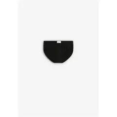 SCALPERS - Slip Algodón Liso Black