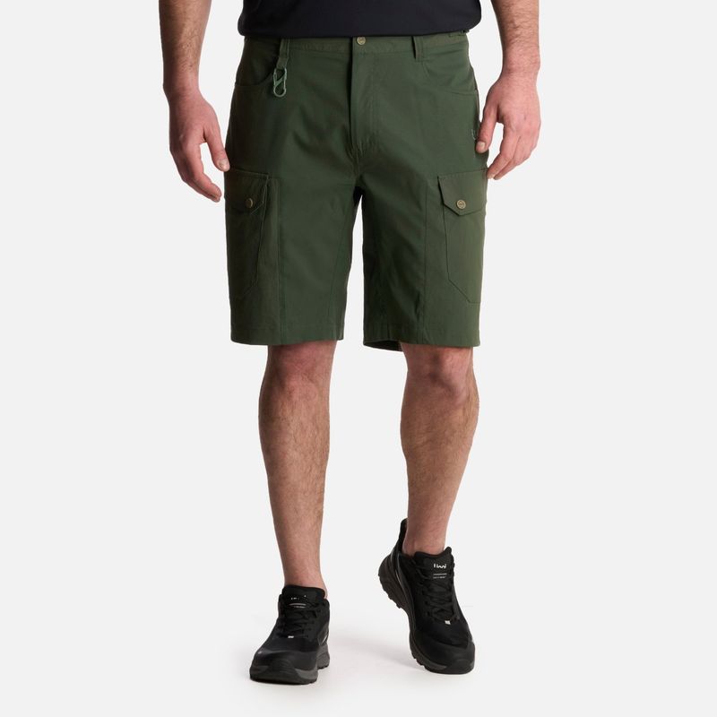 LIPPI - Short Hombre Lennox Q-Dry Short Verde Militar Lippi