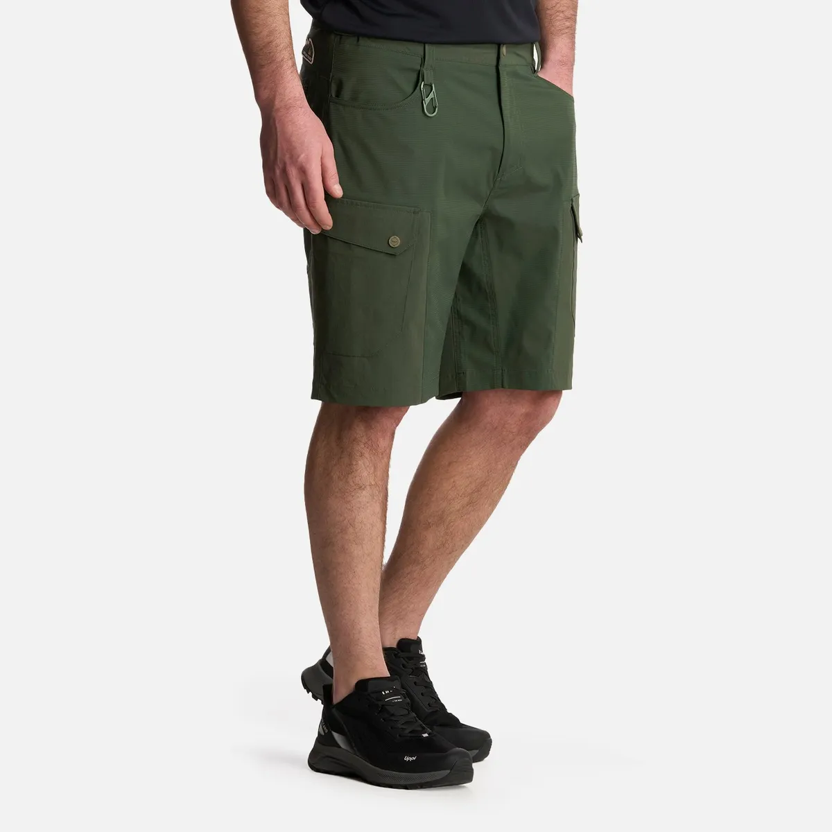 LIPPI - Short Hombre Lennox Q-Dry Short Verde Militar Lippi