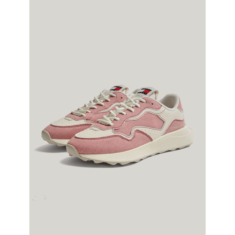 TOMMY HILFIGER - Zapatillas Con Diseño Retro Rosado Tommy Hilfiger