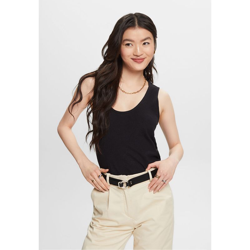 ESPRIT - Polera de Tirantes con Cuello Redondo Mujer Esprit ESPRIT