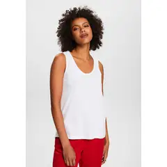 ESPRIT - Polera de Tirantes con Cuello Redondo Mujer