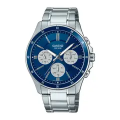 CASIO - Reloj MTP-1374D-2A3VDF Acero Hombre Plateado