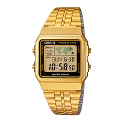 CASIO - Reloj A500WGA-1DF Resina Unisex Dorado