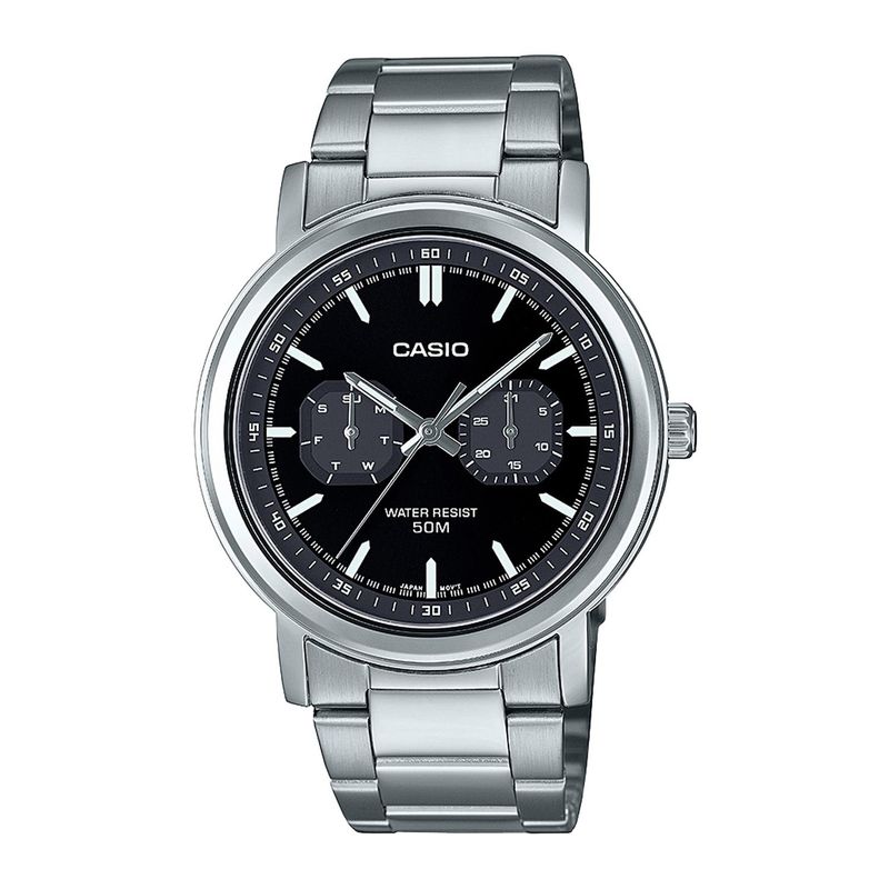 CASIO - Reloj CASIO MTP-E335D-1EVDF Acero Hombre Plateado