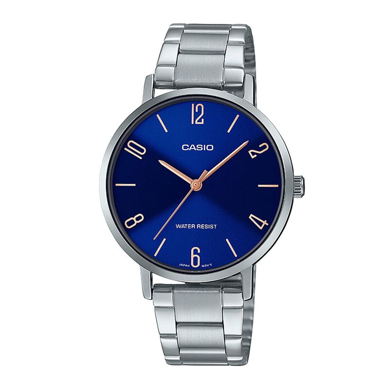 CASIO - Reloj CASIO LTP-VT01D-2B2UDF Acero Mujer Plateado