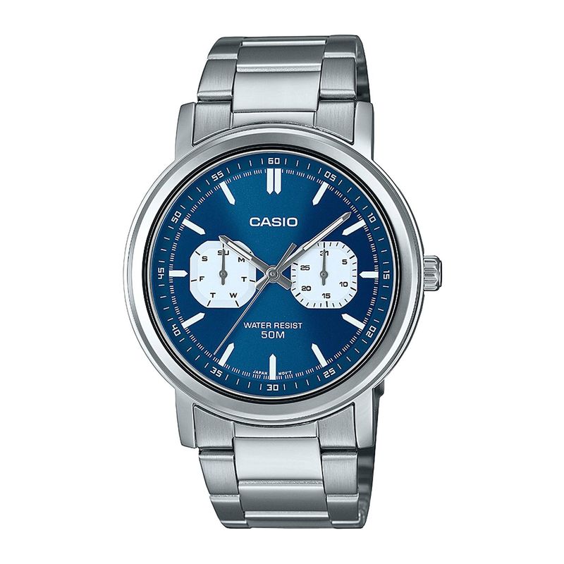 CASIO - Reloj CASIO MTP-E335D-2E1VDF Acero Hombre plateado