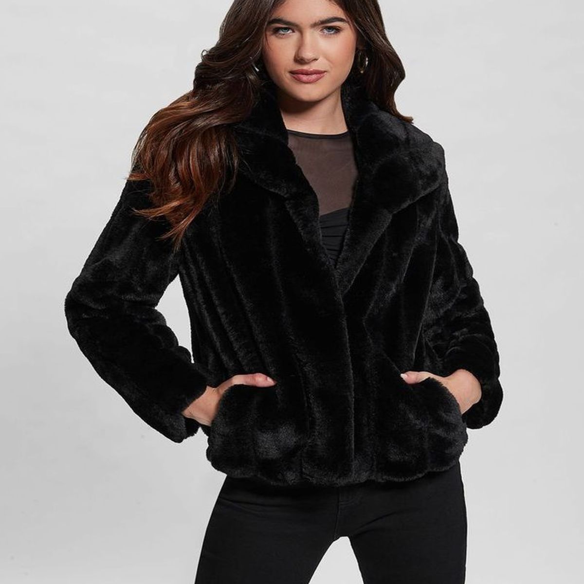 GUESS - Chaqueta Mujer Guess New Sophy Jacket Negro