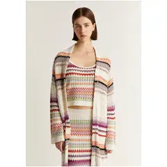 SCALPERS - Cárdigan Crochet Multicolor Multicolor