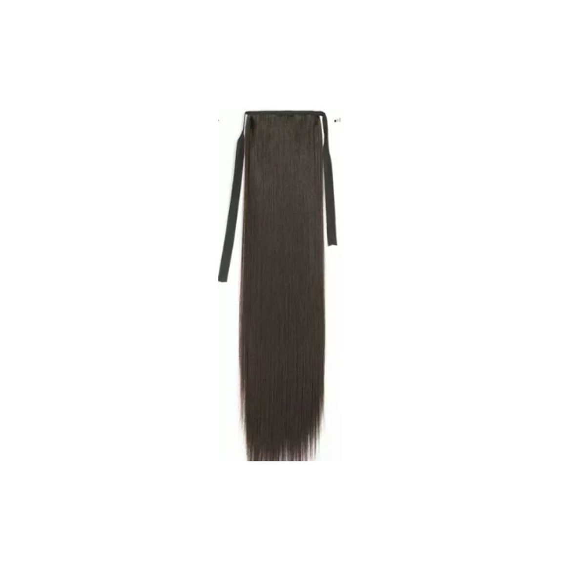 GENERICO - Postizos Extenciones De Cola   Pelo Liso CASTAÑO #4