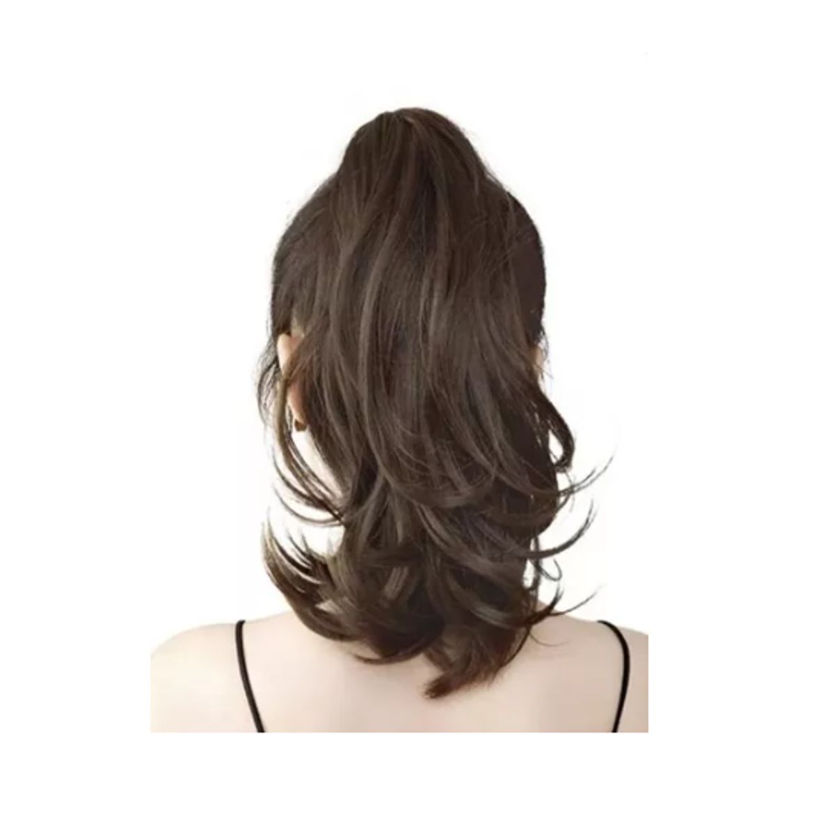 GENERICO - Postizos Extenciones De Cola Fibra Kanekalon Pelo Ondulado  2/30