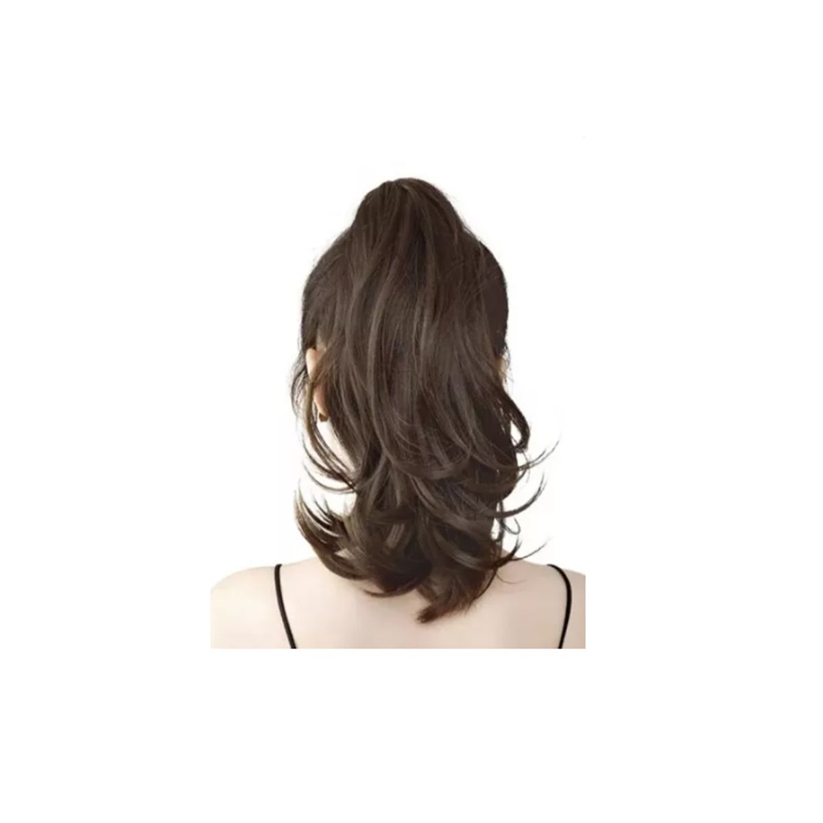 GENERICO - Postizos Extenciones De Cola Fibra Kanekalon Pelo Ondulado  2/30