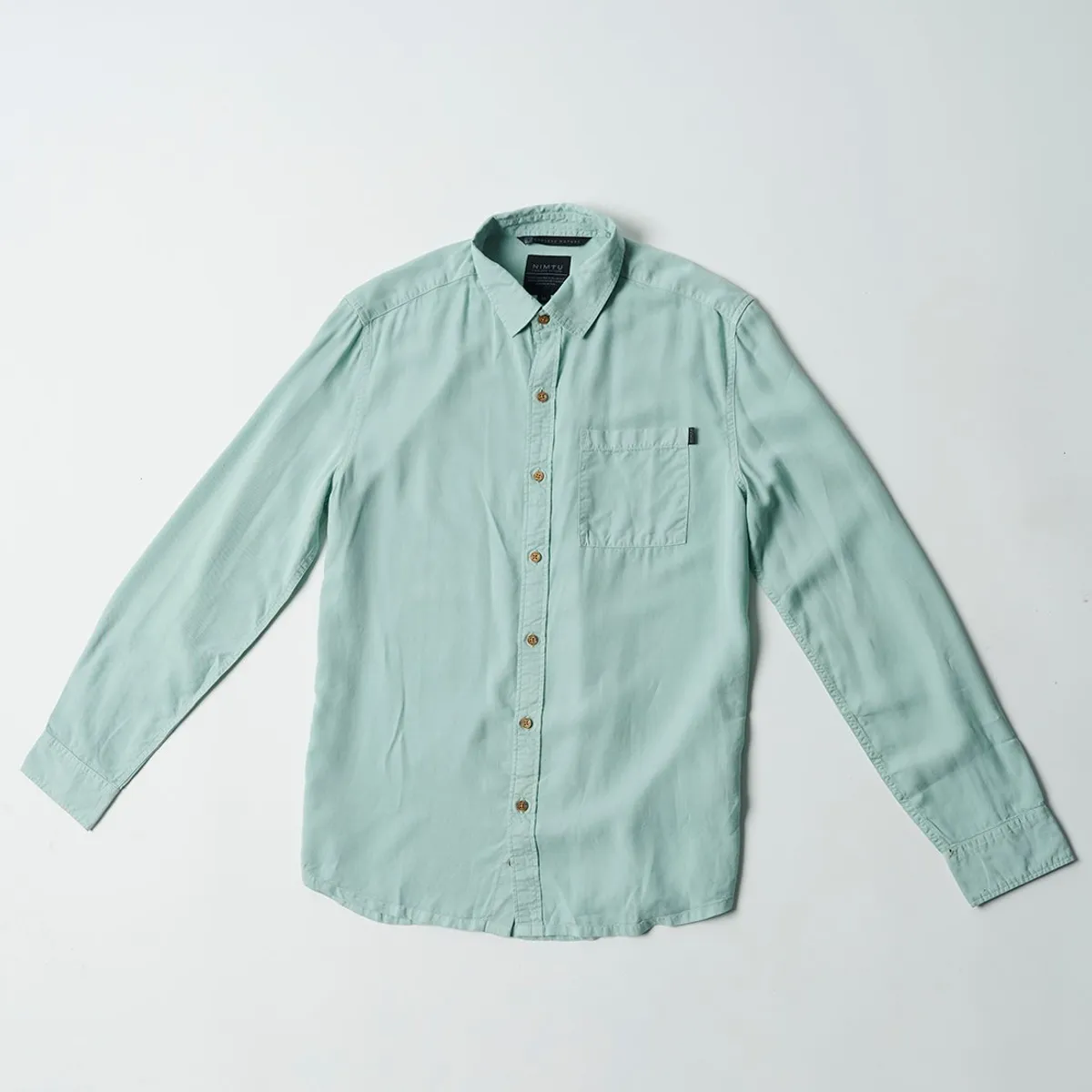 NIMTU - Camisa Natural Celeste Nimtu