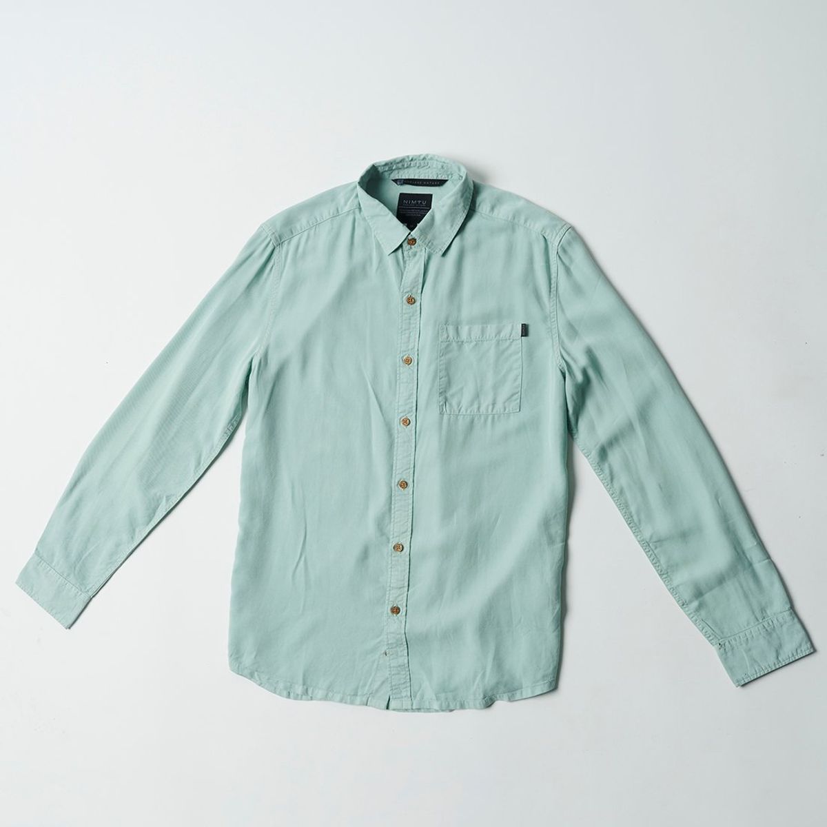 NIMTU - Camisa Natural Celeste Nimtu
