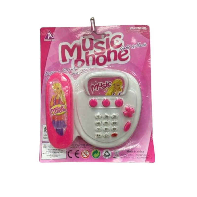 GENERICO - Juguete mini telefono con sonido 11x9cm