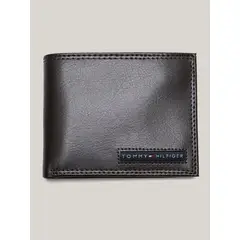 TOMMY HILFIGER - Billetera con logo Café
