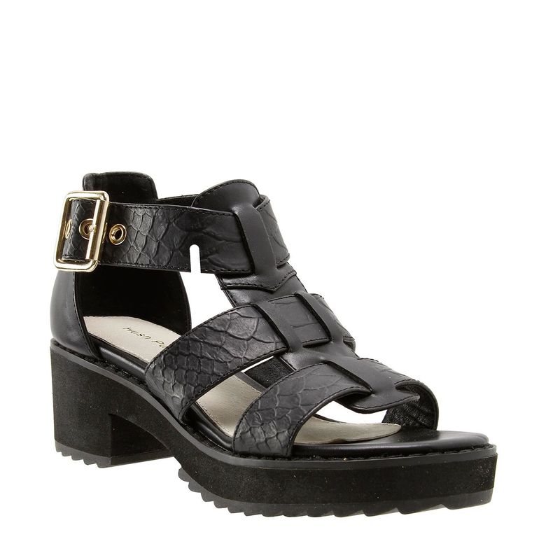 HUSH PUPPIES - Sandalia Rudy Negro HUSH PUPPIES