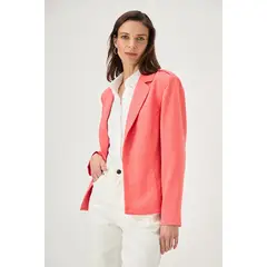 MA GRIFFE - Blazer Textura coral Magriffe