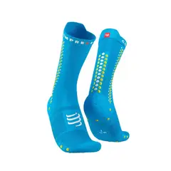 COMPRESSPORT - Calcetín Pro Racing V4.0 Bike Celeste