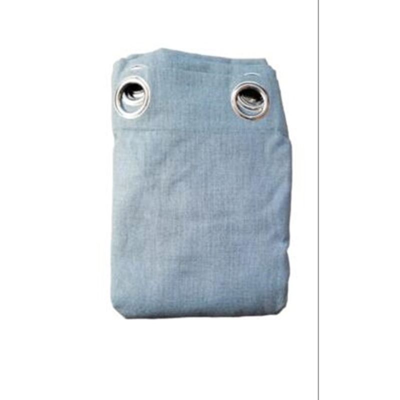 ANGELES DEL HOGAR - Juego Cortinas Blackout 2 Piezas 140x230 Cm Azul claro