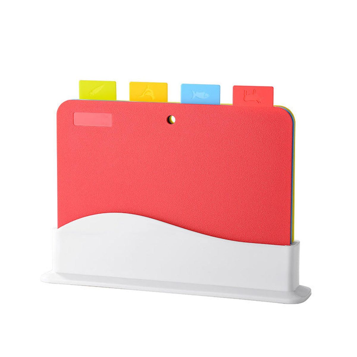 ELEONOR - Set De 4 Tablas Para Cortar Y Picar De Plástico Colores