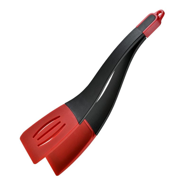 Pinzas Y Espatula De Silicona Desmontable 3 Funciones En 1 - Rojo