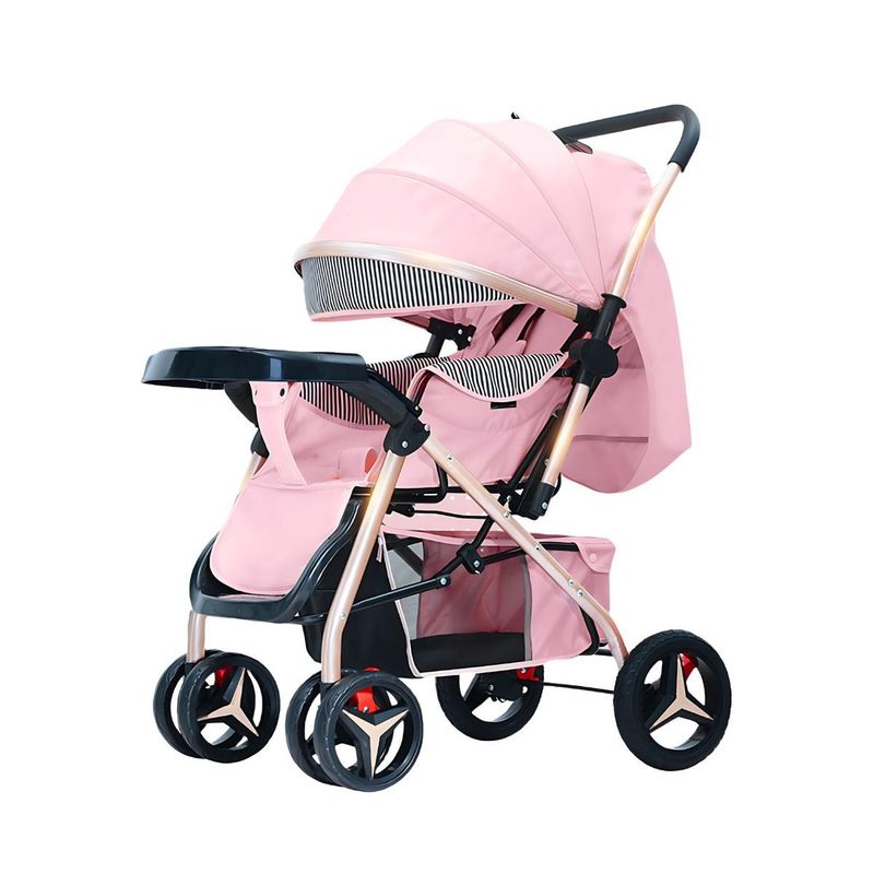 ELEONOR - Coche De Paseo para Bebé Paraguas Reclinable - Rosa