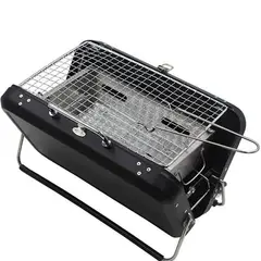 ELEONOR - Mini Parrilla Plegable Portátil De Acero Inoxidable Maletín
