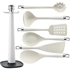 ELEONOR - Set De Utensilios De Cocina Silicona Cucharon Espatula 7pzas