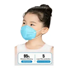 GENERICO - Pack 10 unds mascarillas KN95 5 capas con certificada para niños