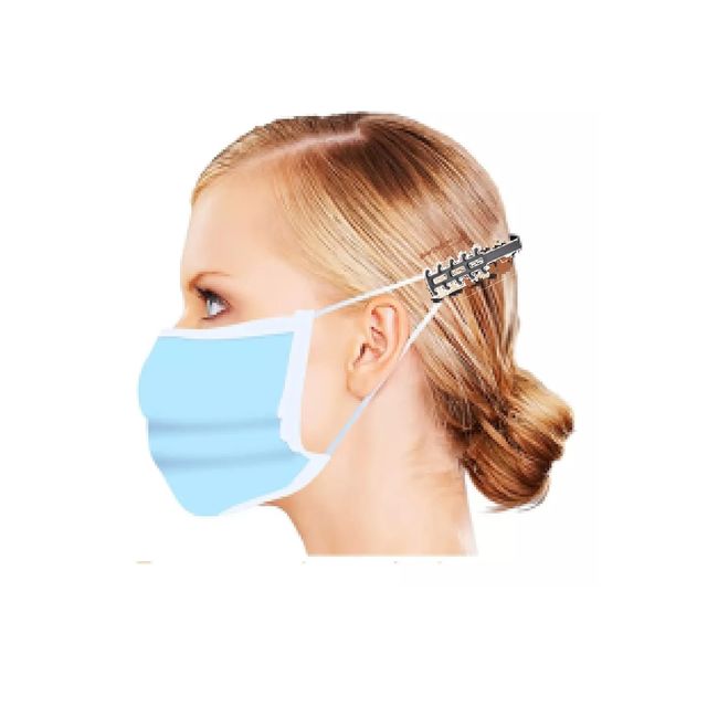 ALTERNATIVE - Sujetador de Mascarilla Salva Oreja Color Negro