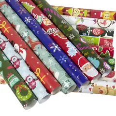 GENERICO - Papel De Regalo Navidad 50 Unidades 70x100cm