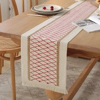 Mantel Camino De Mesa Rectangular Linea 180x30cm A1