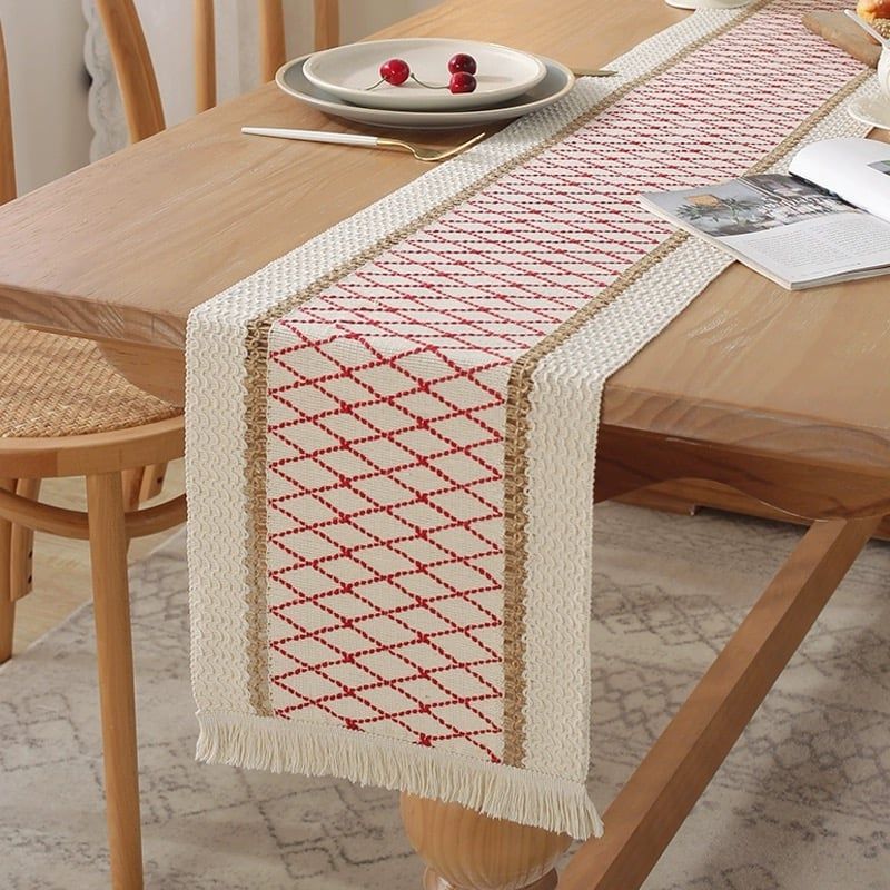 GENERICO - Mantel Camino De Mesa Rectangular Linea 180x30cm A1