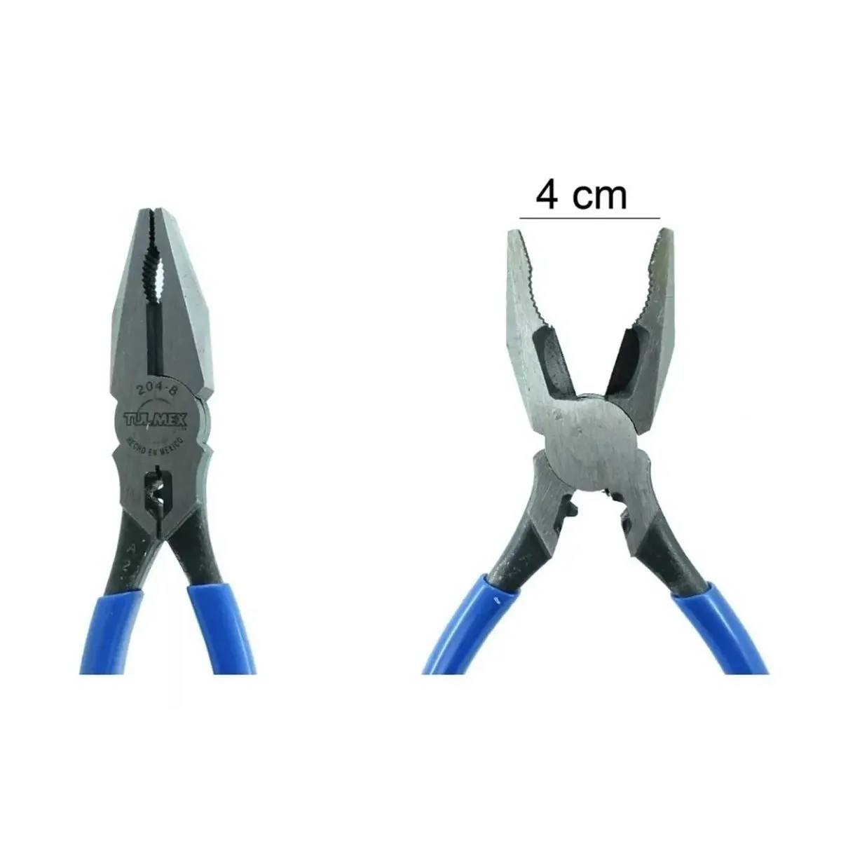 GENERICO - Alicate de electricista universal con apreta terminal 8 plg